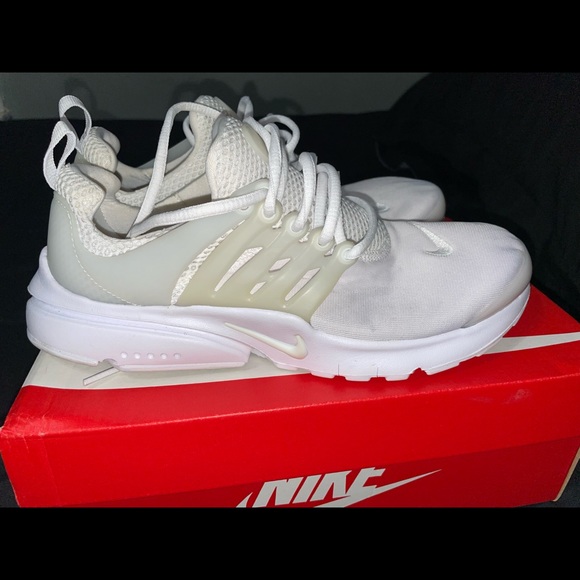 Nike prestos (GS) White/White/White - Picture 3 of 5